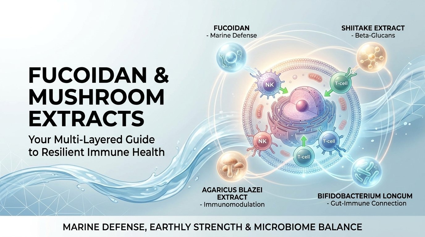 Fucoidan & Mushroom Extracts: Guide to Immune Support