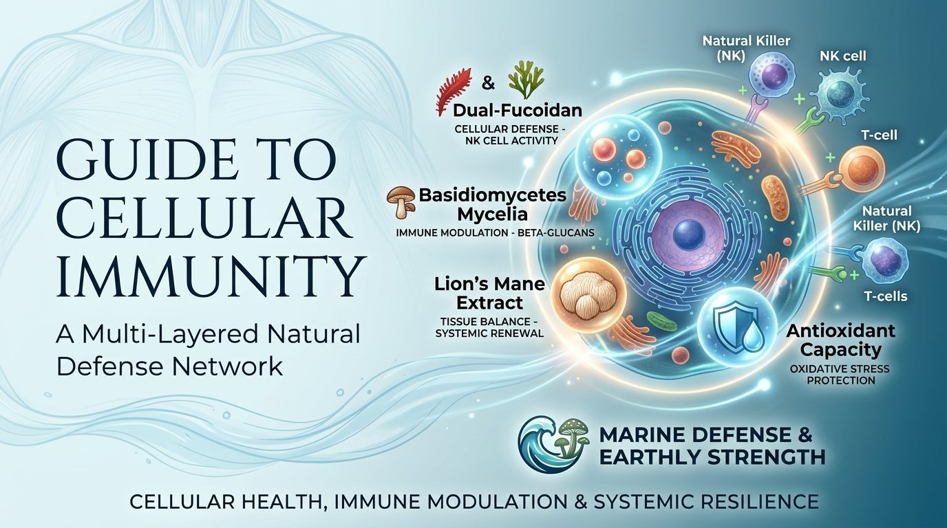 Fucoidan & Medicinal Mycelia: Guide to Cellular Immunity
